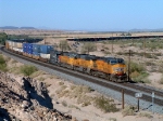 UP Stack Train west of Yuma